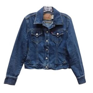 Levi's Dark Wash Denim Weekend Jean Jacket